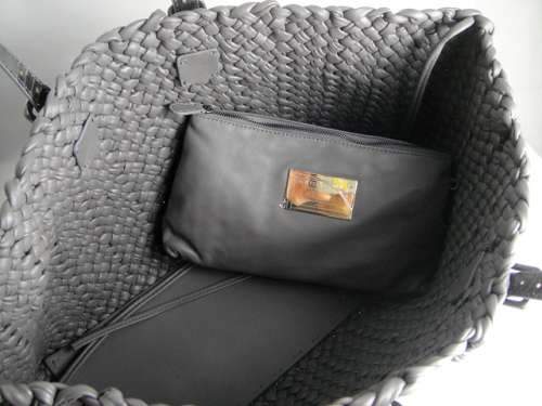 Bottega Veneta Woven Tote Bag 9789 grey